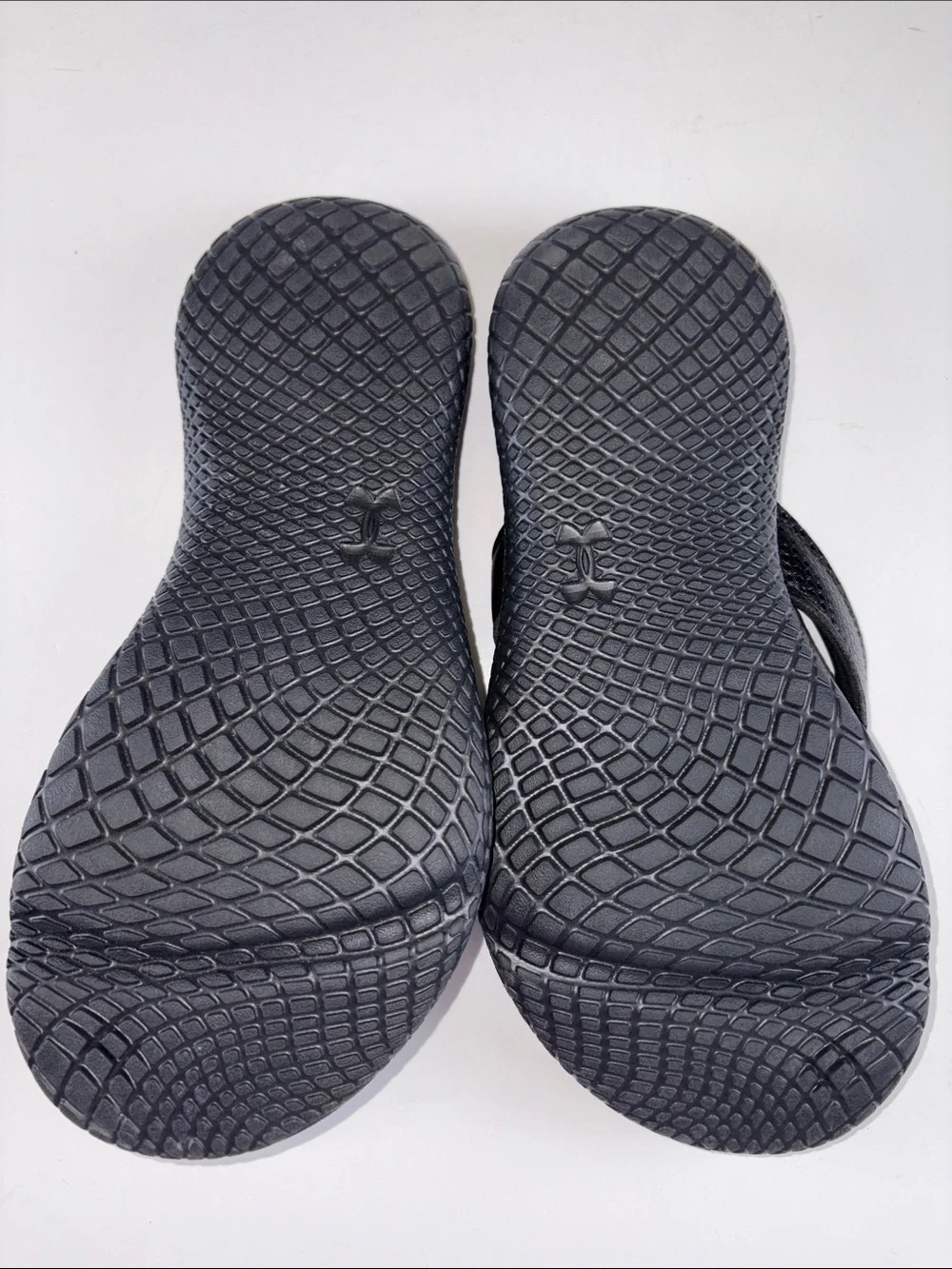 Under Armour Girls Galaxy Print Flip Flops Youth Size 3Y Black